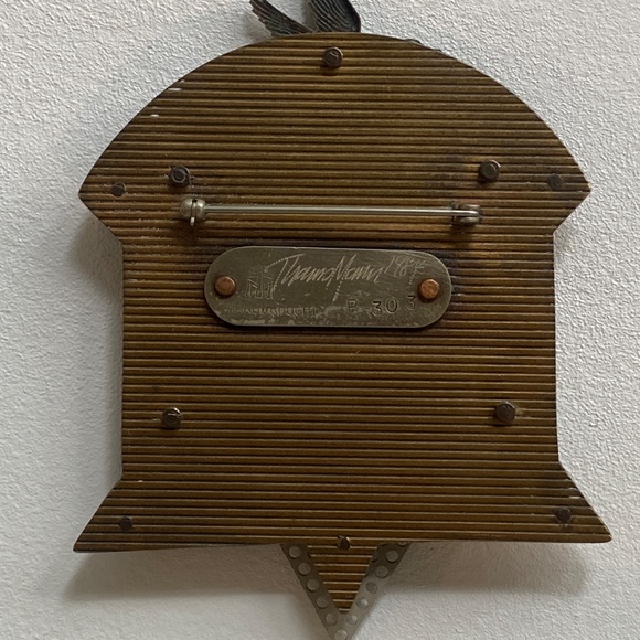 Vintage Thomas Mann Techno Romantic Brooch, Rare - Picture 8 of 8